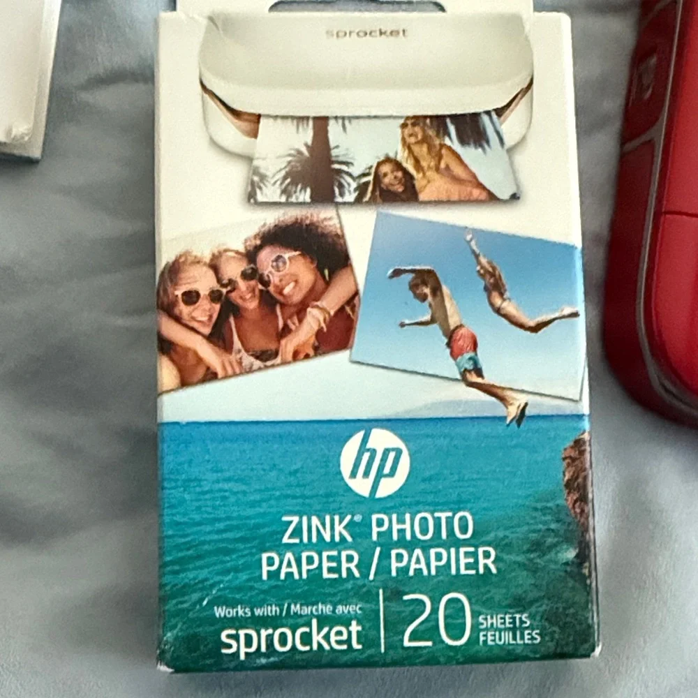 HP Sprocket 2-in-1 Red Instant Camera
